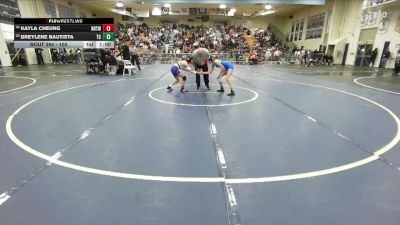100 lbs Cons. Round 4 - Breylene Bautista, Temescal Canyon vs Kayla Cheung, Northwood