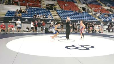 100 lbs Cons. Sub-rd Of 16 - Seth Hollerman, Pennsylvania vs Miles Davis, Illinois
