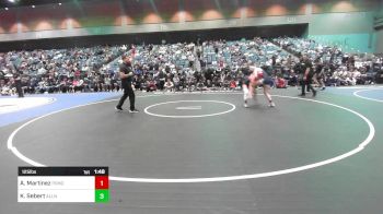 125 lbs Quarterfinal - Alora Martinez, Pomona vs Kailin Sebert, Allen