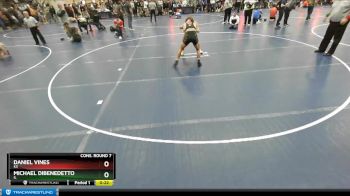 132 lbs Cons. Round 7 - Daniel Vines, KS vs Michael DiBenedetto, IL