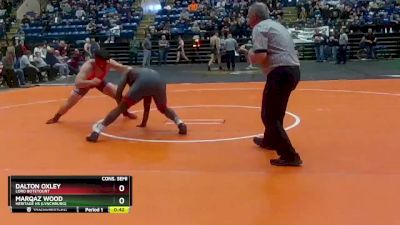 3 - 215 lbs Cons. Semi - Dalton Oxley, Lord Botetourt vs Marqaz Wood, Heritage HS (Lynchburg)