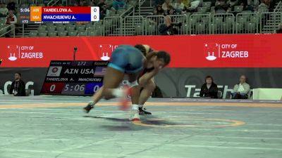 62 kg Round 2 - Adaugo Nwachukwu, USA vs Amina Tandelova, AIN