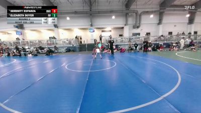 55 lbs Round 2 - Serenity Esparza, Mission Wrestling Club vs Elizabeth Boyer, ReZults Wrestling