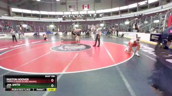 215 lbs Champ. Round 3 - Jak Smith, SVEC vs Paxton Hoover, Thomas A Edison (Elmira Heights)