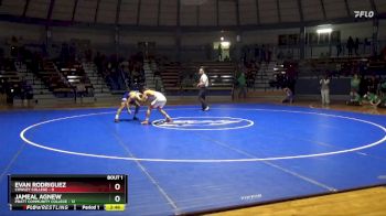 141 lbs Finals (2 Team) - Jameal Agnew, Pratt Community College vs Evan Rodriguez, Cowley College