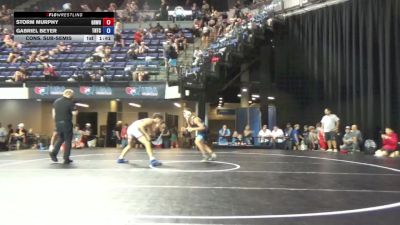 120 lbs Cons. Sub-semis - Storm Murphy, Grindhouse Wrestling vs Gabriel Beyer, Team Nazar Training Center