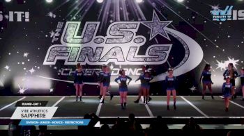Vibe Athletics - Sapphire [2023 L1 Junior - Novice - Restrictions Day 1] 2023 The U.S. Finals: Worcester