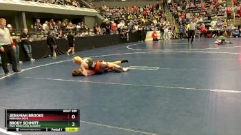 120 lbs Cons. Round 4 - Brody Schmitt, MWC Wrestling Academy vs Jeramiah Brooks, Nebraska Boyz