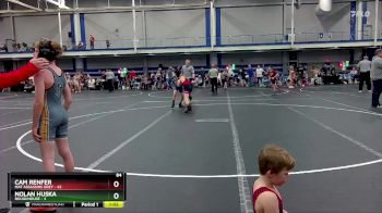 84 lbs Round 5 (8 Team) - Nolan Huska, Roughhouse vs Cam Renfer, Mat Assassins Grey