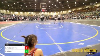 50 lbs Consi Of 8 #2 - Daisy McGovern, Toppenish vs Esme Miller, Illinois Valley Youth Wrestling