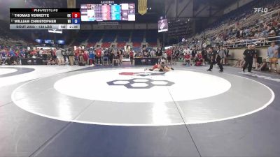 138 lbs Champ. Rd Of 16 - Thomas Verrette, OK vs William Christopher, WI