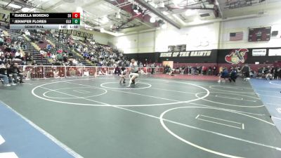 115 lbs Semifinal - Jennifer Flores, Lutheran/Orange vs Isabella Moreno, Shadow Hills