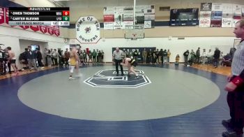 175 lbs 1st Place Match - Owen Thomson, Wright vs Carter Blevins, Lingle-Ft. Laramie/Southeast