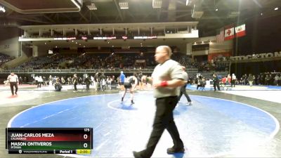 175 lbs Semifinal - Mason Ontiveros, Pitman vs Juan-Carlos Meza, Calaveras