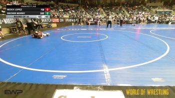 70 lbs Round Of 16 - Moxx Lopez, Proving Grounds Wrestling vs Decker Morby, Sanderson Wrestling Academy