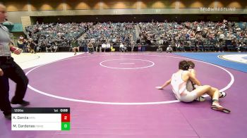 120 lbs Round Of 32 - Kyison Garcia, Mountain Ridge High School vs Mark Cardenas, Pomona