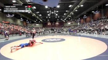 2A 150 lbs Cons. Round 3 - Grady Heaps, South Sevier vs Trey Bradshaw, Beaver