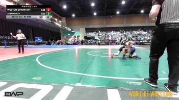 90 lbs Consolation - Weston Shamhart, Klamath Basin Warriors vs Jason Roy, All I See Is Gold Academy