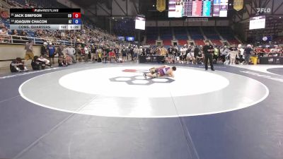 138 lbs Cons. Quarters - Jack Simpson, CO vs Joaquin Chacon, AZ