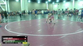 115 lbs Champ Round 1 (16 Team) - Lauren Whitt, Team Iowa Sunshine Smackdown vs Anete Rodriguez, SEAAU National Team