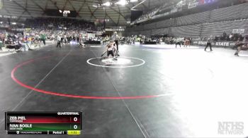 1A 152 lbs Quarterfinal - Ivan Bogle, Deer Park vs Zeb Piel, Toppenish