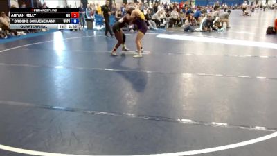 145 lbs Quarterfinal - Aniyah Kelly, Wartburg vs Brooke Schuenemann, Wisconsin Stevens Point