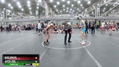 96 lbs Round 1 (4 Team) - Alex Wnuck, Mat Warriors Black vs Justin Jani, Top Dawg Academy