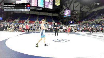 126 lbs Cons. Sub-rd Of 32 - Hayden Wright, OK vs Cade Collins, NJ