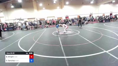 61 kg Cons 32 #2 - Bubba Wright, Kansas vs Santino Sanchez, Academy Of Wrestling