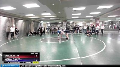 132 lbs Cons. Round 3 - Nathan Chappell, Hawk Wrestling Club vs Draken Miller, Fighting Squirrels WC