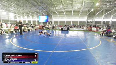 106 lbs 2nd Wrestleback (8 Team) - Casen Villastrigo, Oregon vs Ryan Horner, New Jersey