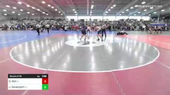 220 lbs Round Of 32 - Gideon Roll, AL vs Jonah Davenport, GA