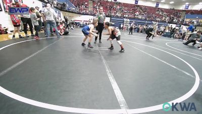 105 lbs Rr Rnd 2 - Santana Hernandez, Lone Grove Takedown Club vs Madilyn Robinson, Harrah Little League Wrestling