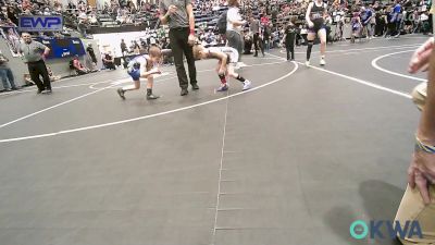 55 lbs Round Of 16 - Elliott Watson, Comanche Takedown Club vs Michael Holloway, Choctaw Ironman Youth Wrestling