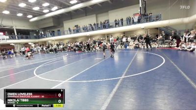 77 lbs Quarters & 1st Wb (16 Team) - Nikolai Tibbs, Ravage vs Owen Loveless, Sanderson Wrestling Academy