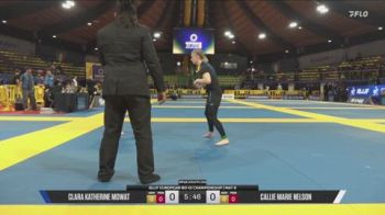 Clara Katherine Mowat vs Callie Marie Nelson 2026 IBJJF European NoGi