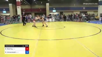 76 kg Consi Of 16 #2 - Grace Doering, Indiana vs Georgianna Ustaszewski, Elmira College Wrestling Club