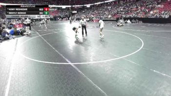 D2-113 lbs Champ. Round 1 - Kory Resheske, Mosinee vs Bently Nowak, Coleman