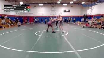 285 lbs Finals (2 Team) - Tristan Cooper, Alvernia University vs Steven Flagg, Huntingdon