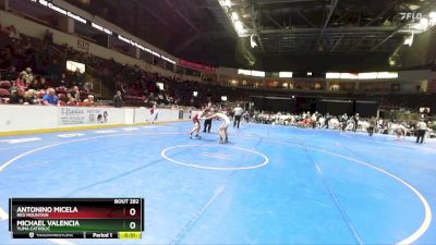 150 lbs Cons. Round 1 - Antonino Micela, Red Mountain vs Michael Valencia, Yuma Catholic