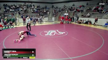 120 lbs 3rd Place Match - Tristan Rumley, Mt. Vernon vs Garrett Deal, Tecumseh