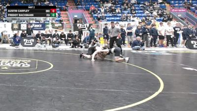 133 lbs Final - Austin Carfley, Bishop McCort vs Freddy Bachmann, Faith Christian Acad.