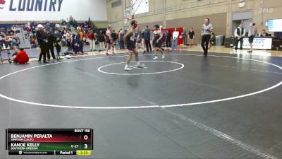 125 lbs Cons. Round 2 - Benjamin Peralta, Simpson (Calif.) vs Kanoe Kelly, Southern Oregon