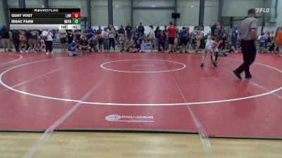 54 lbs Quarterfinal - Quay Vogt, Lewistown vs Issac Fann, Waynesboro
