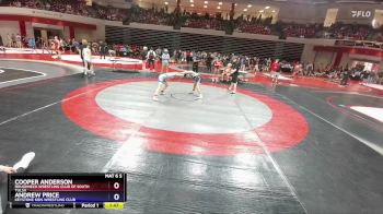 113 lbs Cons. Round 2 - Cooper Anderson, Roughneck Wrestling Club Of South Tulsa vs Andrew Price, Keystone Kids Wrestling Club