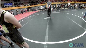 67 lbs Semifinal - Gabe Romine, Deer Creek Wrestling Club vs Haygen Hughes, Midwest City Bombers Youth Wrestling Club