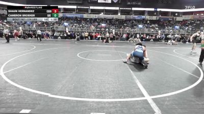 174 lbs Consi Of 8 #2 - Shaun Hernandez, Cornerstone Warriors Wrestling Club vs Cameron Broeker, Oak Park