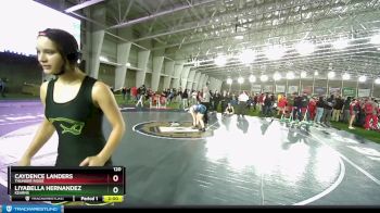 120 lbs Champ. Round 1 - LiyaBella Hernandez, Kearns vs Caydence Landers, Thunder Ridge