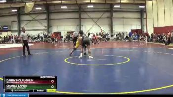 197 lbs Quarterfinal - Darby McLaughlin, Western New England University vs Chance LaPier, Castleton University