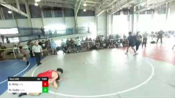 182 lbs Semifinal - Sonny Kling, Cvbjj vs Mark Ayala, Sunkist Kids / Monster Garage